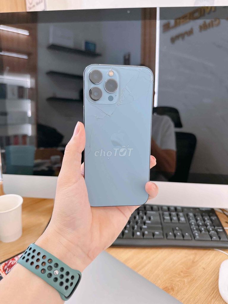iPhone 13 Pro Max Xanh 128G. Mua bán Điện thoại tại Quận Đống Đa Hà Nội được đăng bởi Ngô Minh Hoàng hình 1