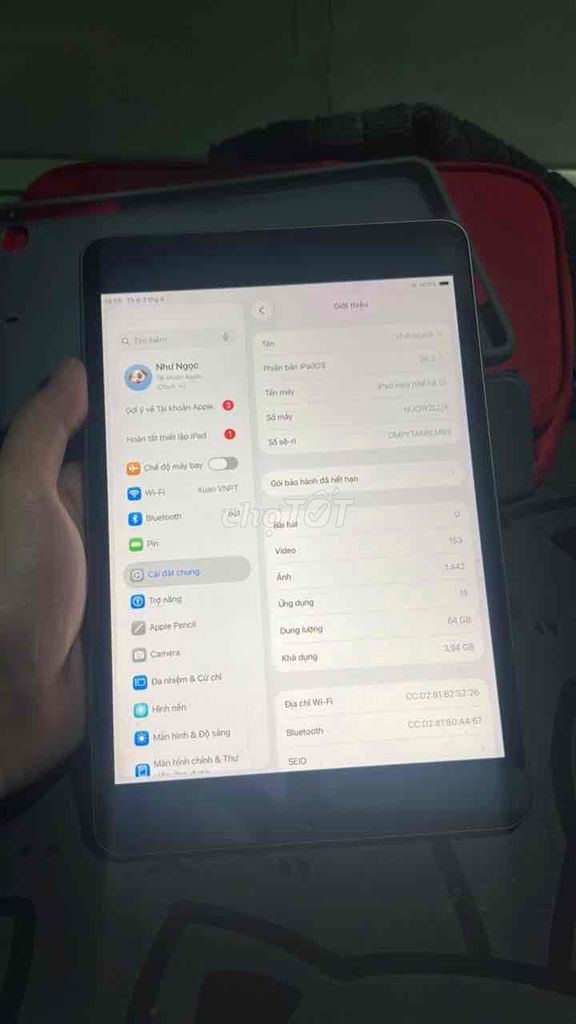 iPad Mini 5 64GB Quốc Tế Đã Sử Dụng. Mua bán Máy tính bảng tại Huyện Đức Hòa Long An được đăng bởi Khải Văn hình 1