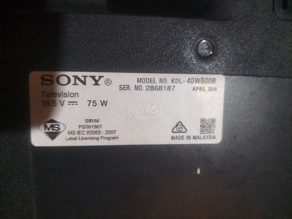 Tivi Sony KDL-40W600B. Mua bán Tivi, Âm thanh tại Thành phố Pleiku Gia Lai được đăng bởi Long Duong hình 1