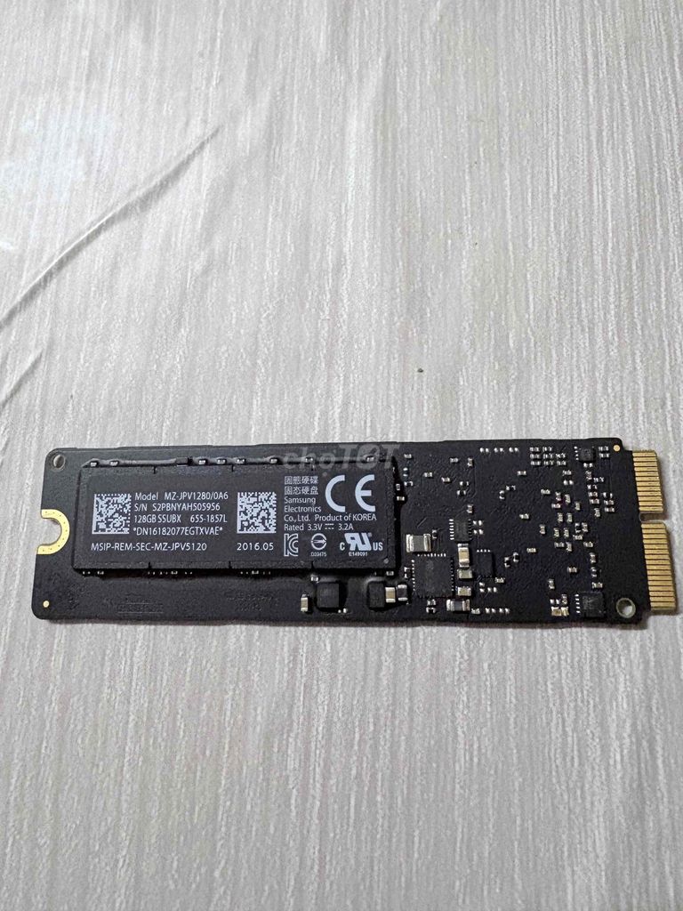 Ổ cứng SSD Samsung MZ-JPV1280/0A6 128GB. Mua bán Linh kiện (RAM, Card...) tại Huyện Nhà Bè Tp Hồ Chí Minh được đăng bởi Thu Phạm hình 1