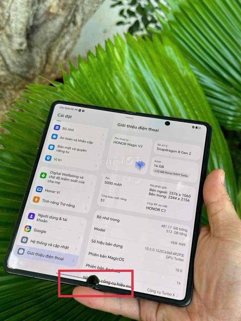 Honor Magic V2 16GB/512GB Đen Snapdragon 8 Gen 2. Mua bán Điện thoại tại Thành phố Buôn Ma Thuột Đắk Lắk được đăng bởi Xuân Tr hình 1