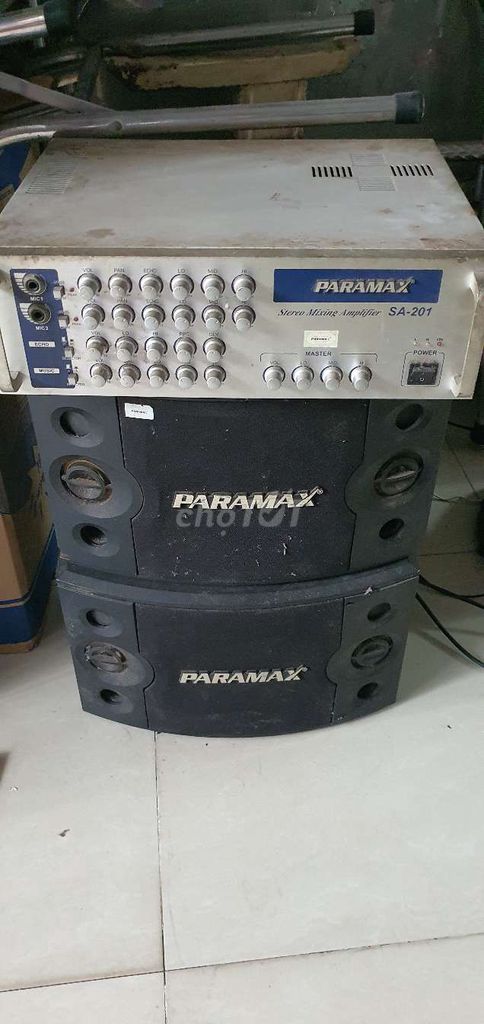 Amply Paramax SA-201 Đen, Bạc. Mua bán Tivi, Âm thanh tại Quận Bình Tân Tp Hồ Chí Minh được đăng bởi Thai Liem Tran hình 1