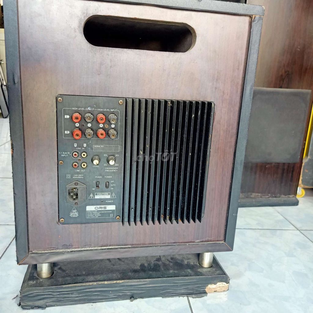 Loa siêu trầm Oris 30cm Đen. Mua bán Tivi, Âm thanh tại Quận Bình Tân Tp Hồ Chí Minh được đăng bởi huy trong trắng hình 1