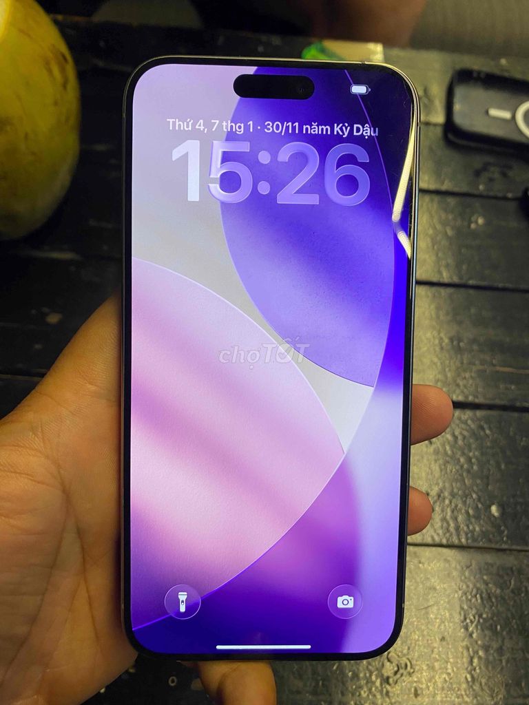 Apple iPhone 15 Pro Max 1TB Natural 93%. Mua bán Điện thoại tại Thành phố Vũng Tàu Bà Rịa - Vũng Tàu được đăng bởi Võ Thanh Tùng hình 1