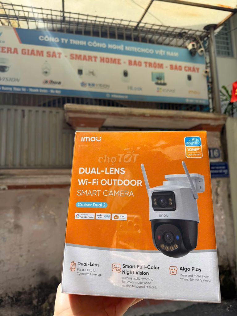 Camera Wifi ngoài trời 2 mắt iMOU IPC-S7XEP-10MP. Mua bán Máy ảnh, Máy quay tại Quận Thanh Xuân Hà Nội được đăng bởi Camera GIÁ SỈ hình 1