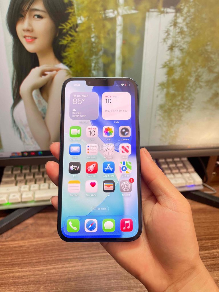iPhone 13 128GB Đen, Zin nguyên bản, Full CN. Mua bán Điện thoại tại Quận Lê Chân Hải Phòng được đăng bởi Huy Tưởng Mobile hình 1