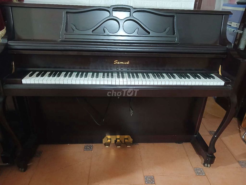 Đàn Piano Samick Nâu Mới. Mua bán Nhạc cụ tại Quận Đống Đa Hà Nội được đăng bởi thanglong hình 1