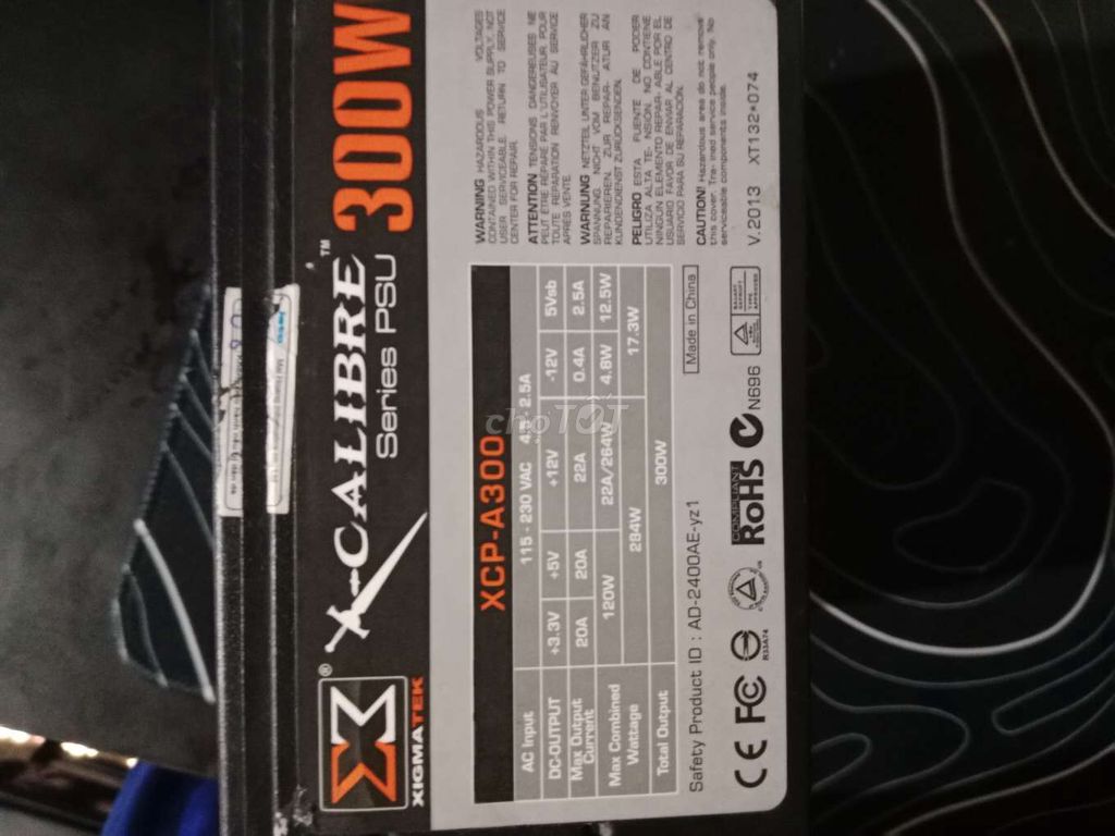 Nguồn máy tính Xigmatek X-CALIBRE 300W Đen. Mua bán Linh kiện (RAM, Card...) tại Thành phố Hồng Ngự Đồng Tháp được đăng bởi Nguyễn Trọng Khang hình 1