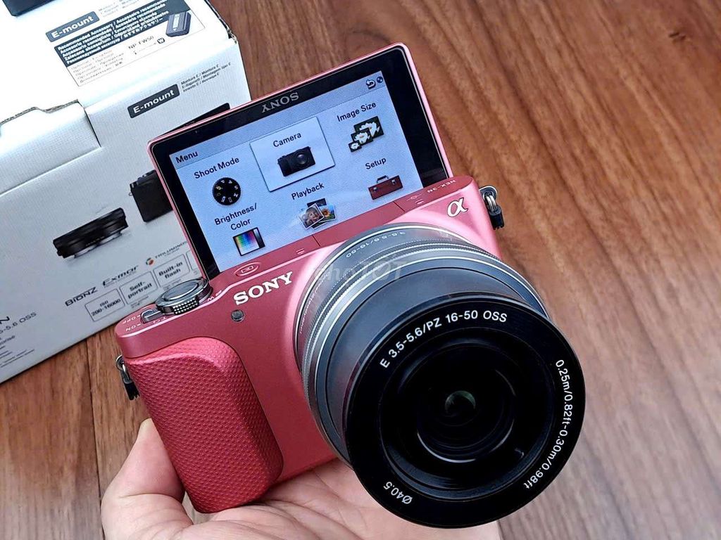 Máy ảnh Sony NEX-3N Hồng 16-50 OSS. Mua bán Máy ảnh, Máy quay tại Quận Tân Bình Tp Hồ Chí Minh được đăng bởi Phan Nguyen hình 1