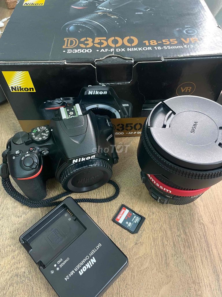 Máy ảnh Nikon D3500 Đen. Mua bán Máy ảnh, Máy quay tại Quận Gò Vấp Tp Hồ Chí Minh được đăng bởi Minh Nguyen hình 1