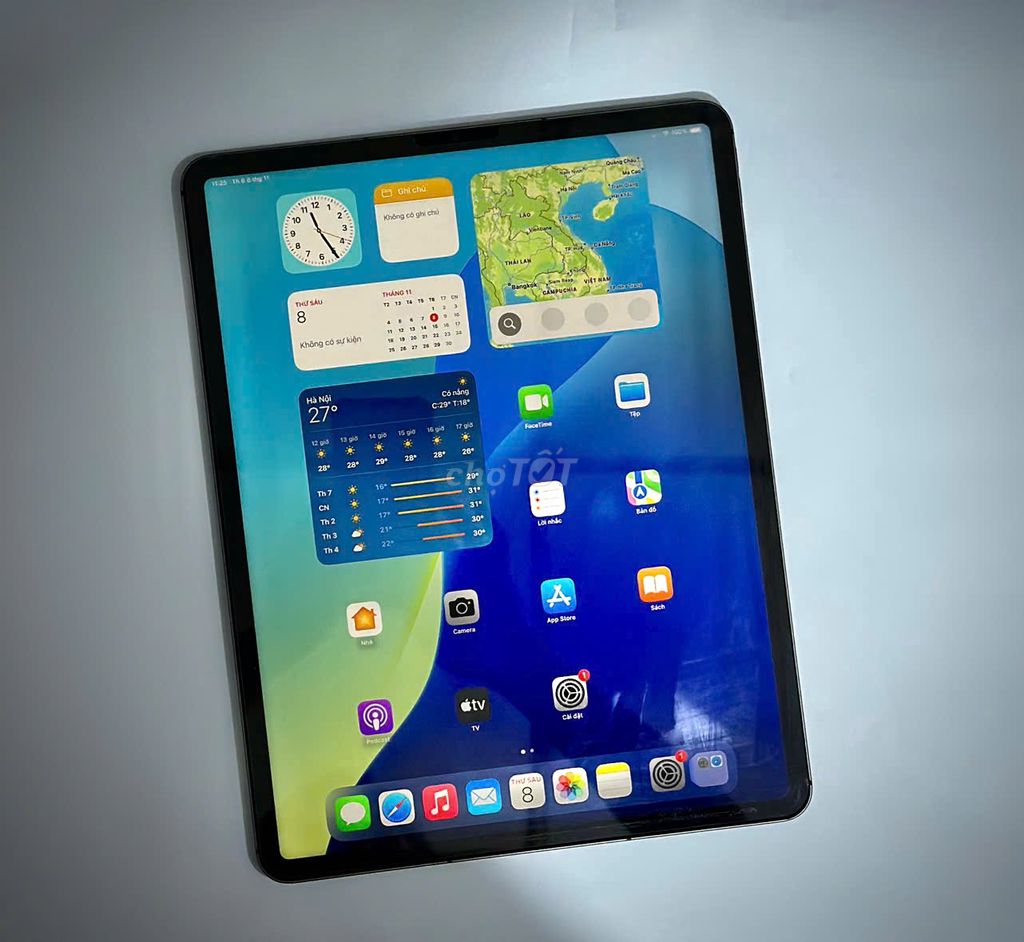 Ipad Pro M1 Cty 5G 12.9" 256gb xám như tin đăng gl