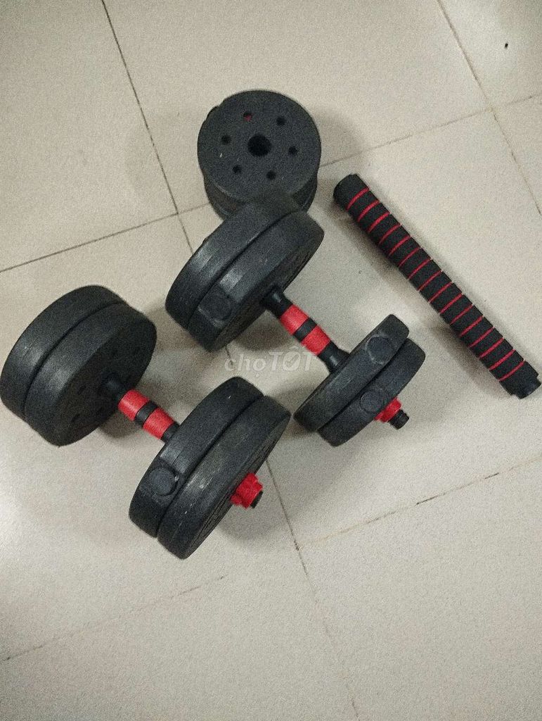 Bộ tạ tập gym tại nhà còn sử dụng tốt