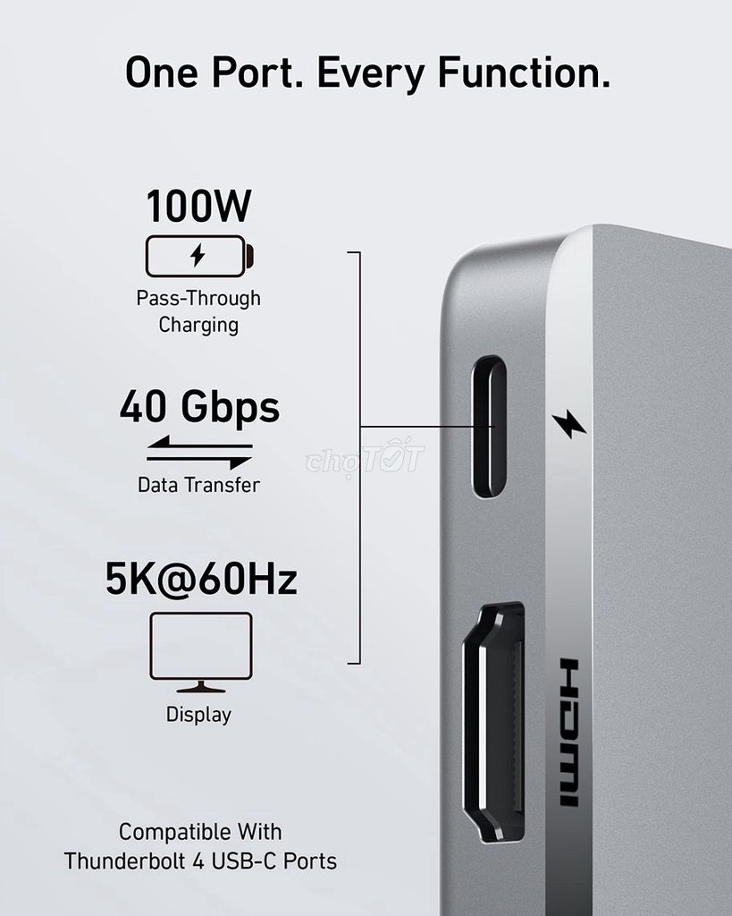 Bộ Chuyển Đổi Anker 547 USB-C Hub (7 trong 2)