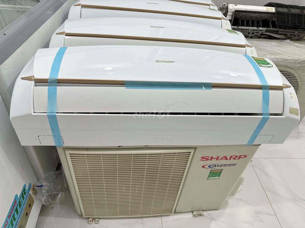 ❌máy lạnh SHARP 1,5hp mới 90% siêu nhẹ điện