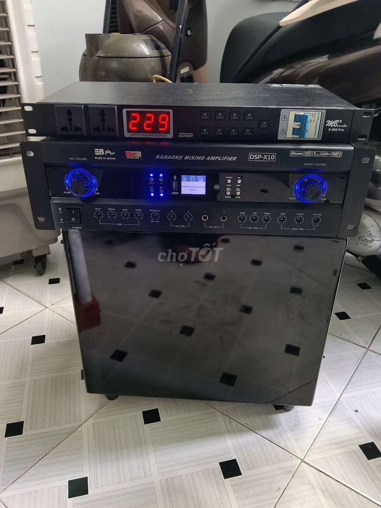 Bộ âm thanh karaoke DSP-X10 Đen. Mua bán Tivi, Âm thanh tại Quận Tân Phú Tp Hồ Chí Minh được đăng bởi Đam luyen hình 1
