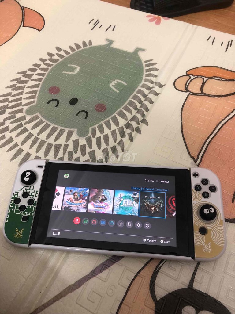 Máy chơi game Nintendo Switch v1 128GB Trắng. Mua bán Thiết bị chơi game tại Quận Hoàng Mai Hà Nội được đăng bởi mạnh đức hình 1