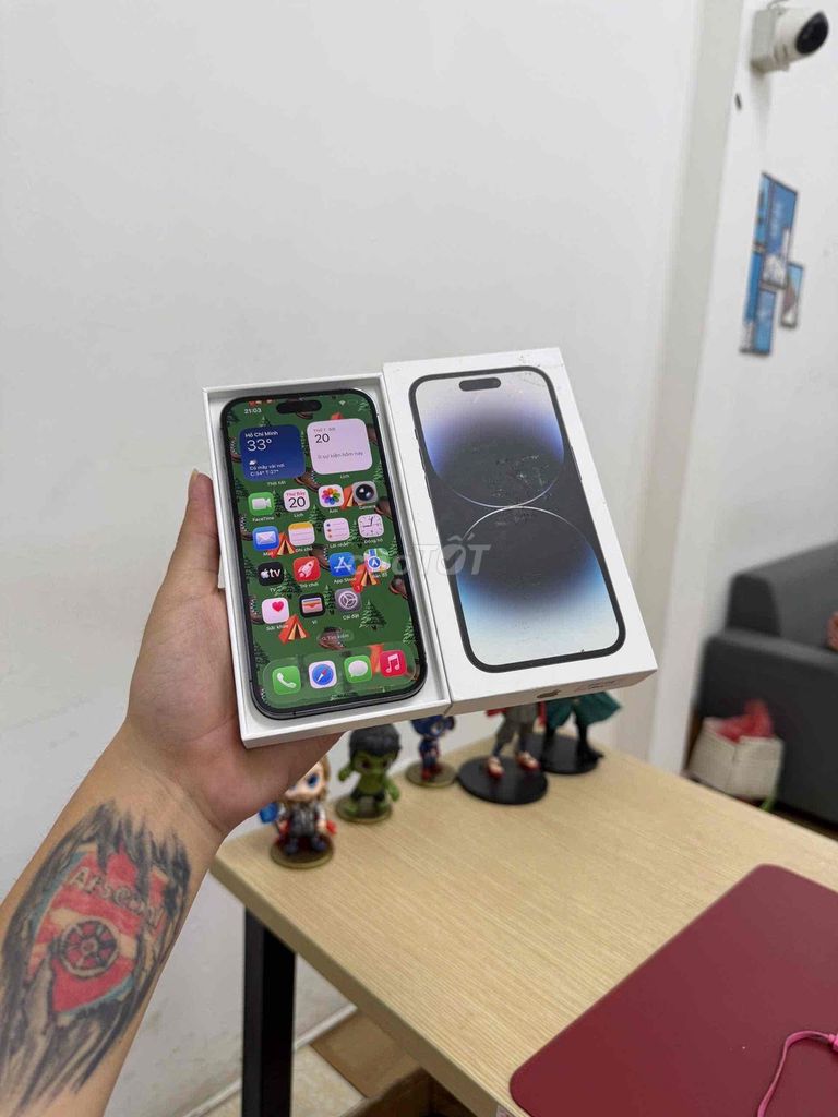 Apple iPhone 14 Pro 256GB Tím Rất đẹp. Mua bán Điện thoại tại Quận Đống Đa Hà Nội được đăng bởi KT Hà Nội Mobile hình 1
