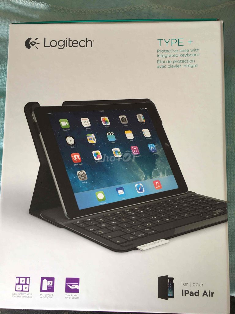 Bàn phím không dây Logitech Type+ Đen Bluetooth. Mua bán Phụ kiện (Màn hình, Chuột...) tại Quận Bình Thạnh Tp Hồ Chí Minh được đăng bởi Phanba hình 1