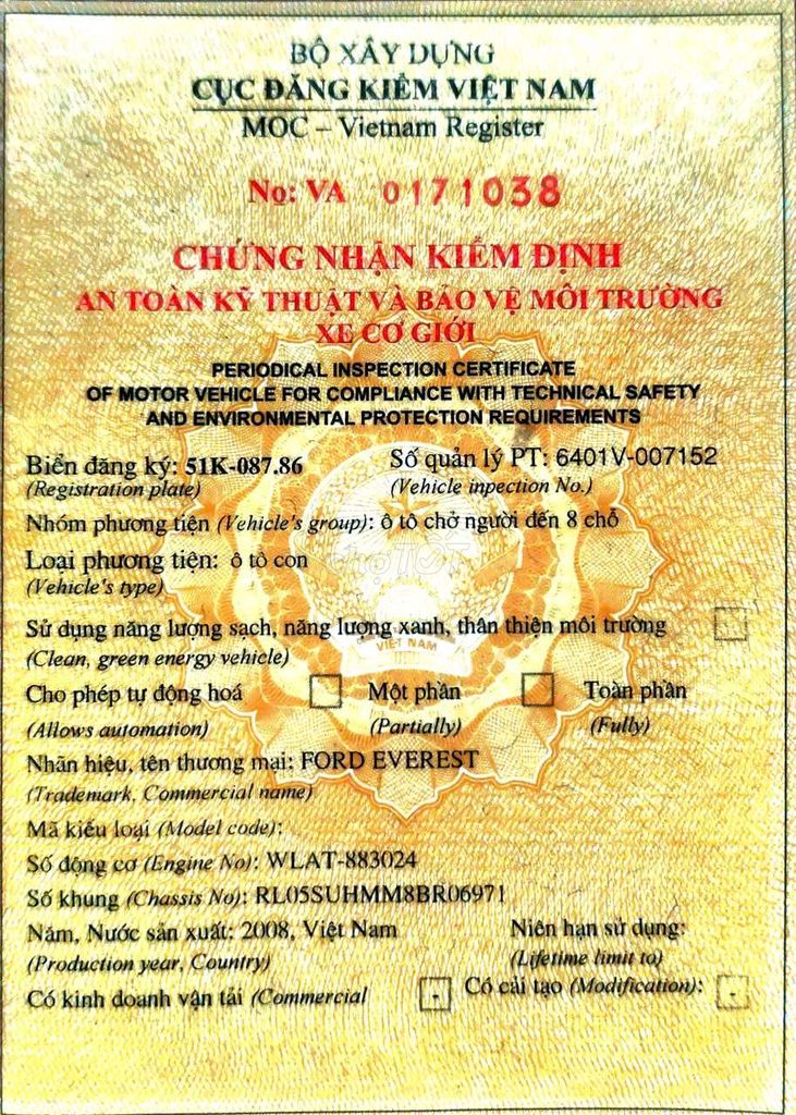 2008 2.5L 4x2 MT - 200000 km. Mua bán Ô tô tại Quận Bình Tân Tp Hồ Chí Minh được đăng bởi Hong Kham hình 1