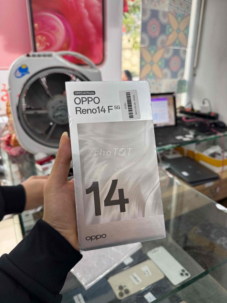 OPPO Reno14 F 5G 256GB Bạc New. Mua bán Điện thoại tại Quận Đống Đa Hà Nội được đăng bởi Hanoimobile MTC hình 1