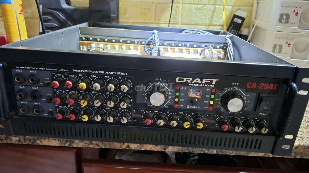 Amply CRAFT PRO.AUDIO CA-2941 2 kênh 40 sò. Mua bán Tivi, Âm thanh tại Quận Cái Răng Cần Thơ được đăng bởi Nanomax hình 1