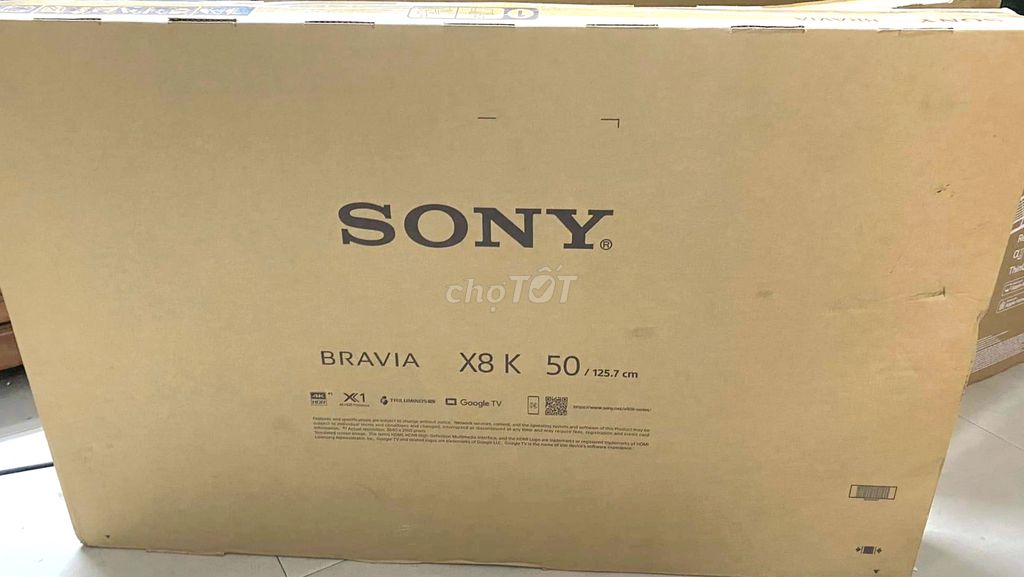 TV Sony KD-50X80K 50in 4K Google TV BảoHành 4/2026