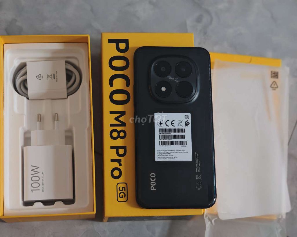 POCO M8 Pro 5G Đen. Mua bán Điện thoại tại Thành phố Phủ Lý Hà Nam được đăng bởi Anhfrono1 hình 1