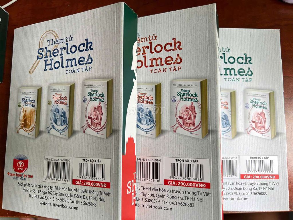 Trọn bộ 3 cuốn Sherlock Holmes