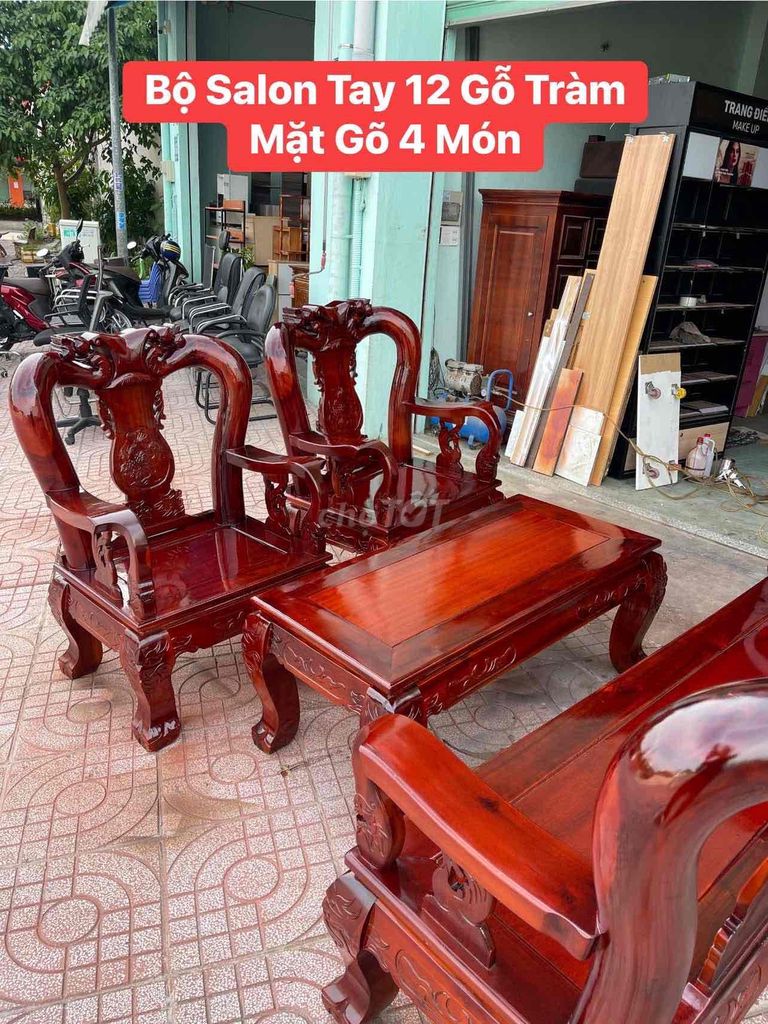 Thanh lý Bộ Salon Gỗ Tay 12. Mua bán Bàn ghế tại Quận Bình Tân Tp Hồ Chí Minh được đăng bởi thanh lý hằng phương hình 3