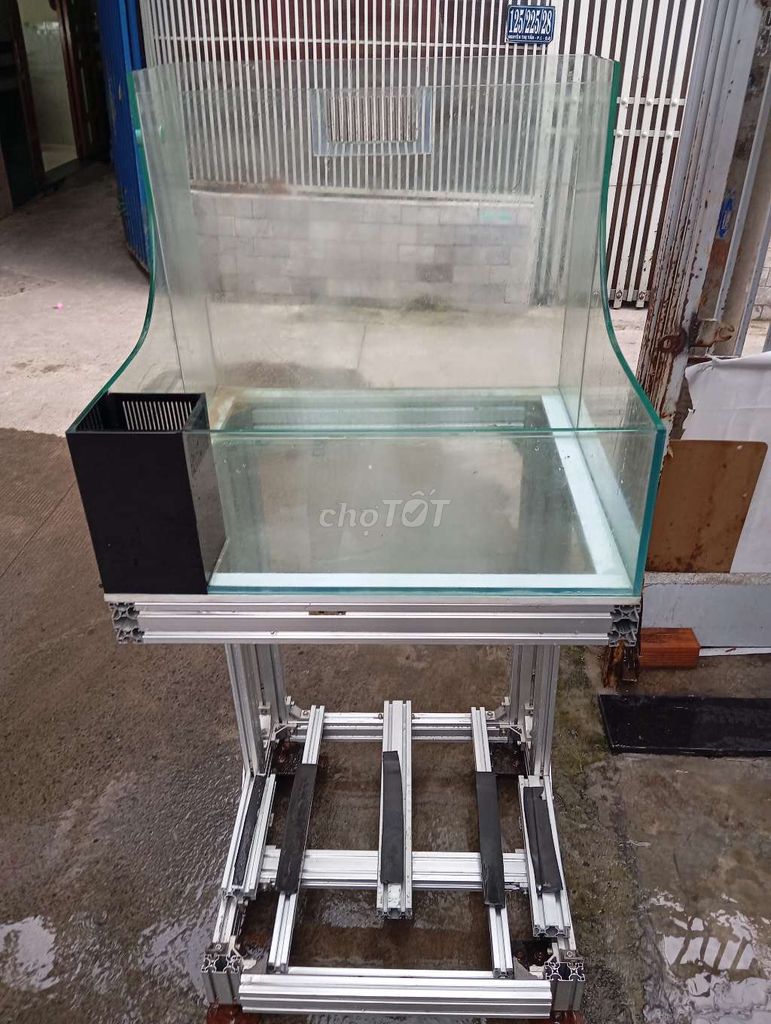 Hồ Thác Kính 8li 60x60 kèm chân nhôm. Mua bán Phụ kiện, Thức ăn, Dịch vụ tại Quận 8 Tp Hồ Chí Minh được đăng bởi Phạm Quốc Cường hình 1