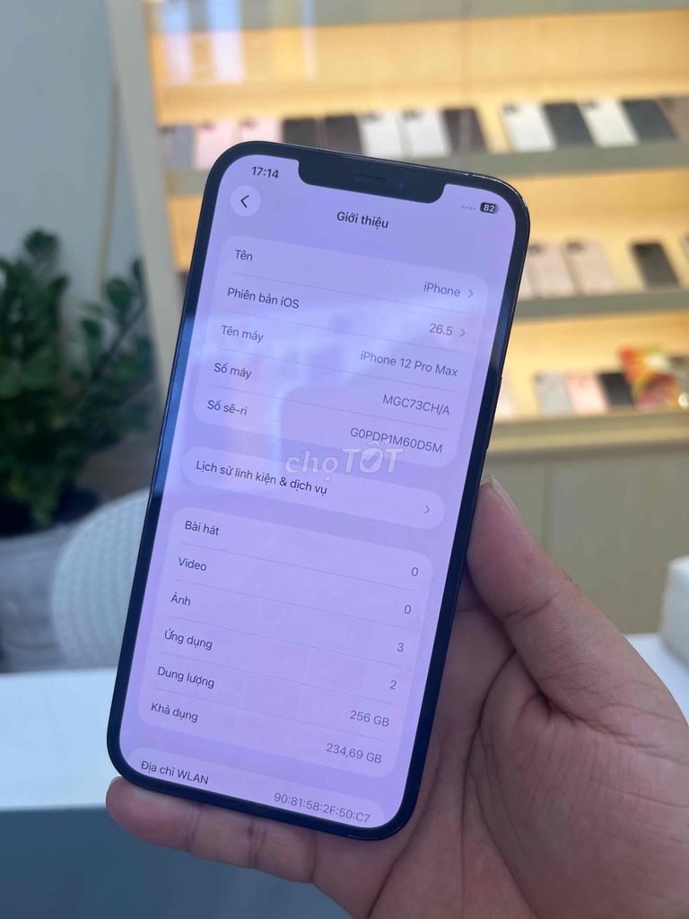 Apple iPhone 12 Pro Max 256GB Xanh Đã qua sử dụng. Mua bán Điện thoại tại Quận Kiến An Hải Phòng được đăng bởi Dương hình 1