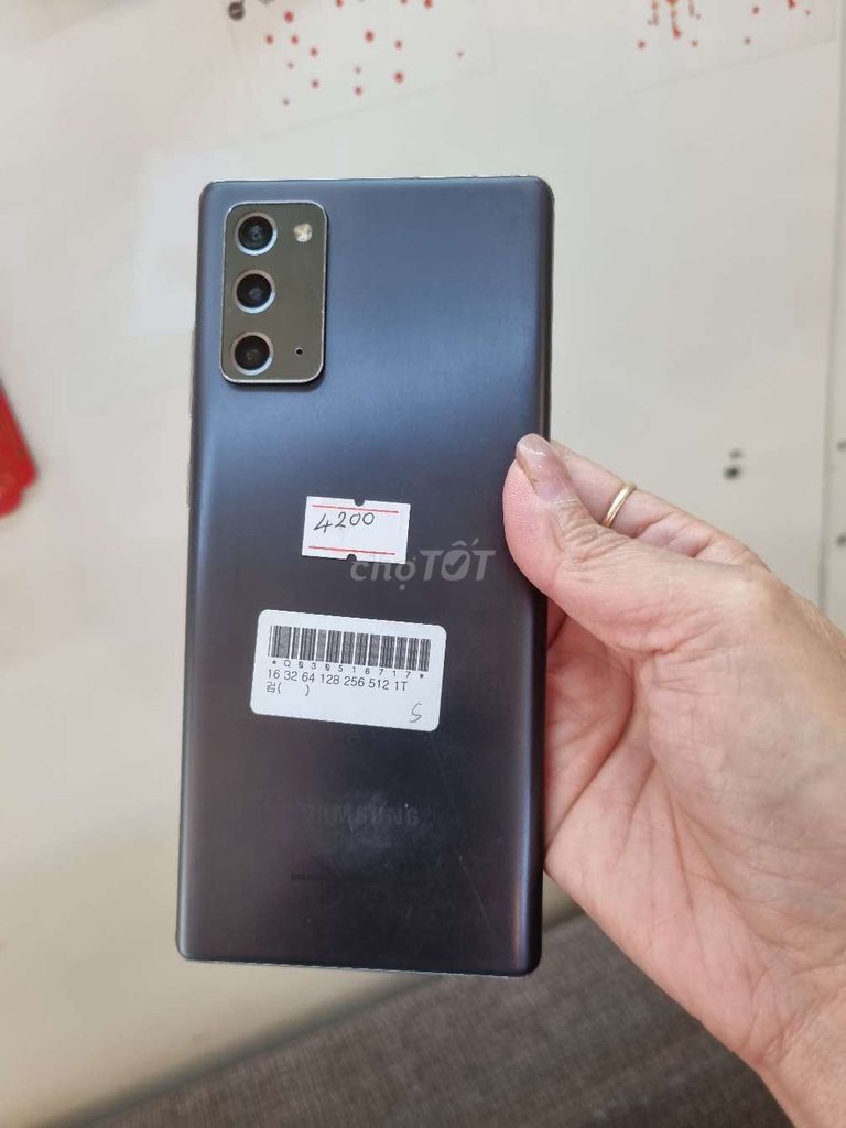ĐT NOTE20 5G bản HÀN sd 1sim 256gb chip Snapdrago. Mua bán Điện thoại tại Quận Thanh Xuân Hà Nội được đăng bởi NGUYỄN XIỂN TX HN  hình 1