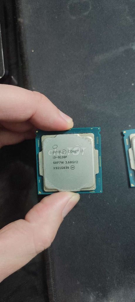 Cpu i3 9100f mã 7W  chạy h310