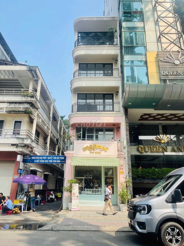 2 MẶT TIỀN BÙI THỊ XUÂN, Q1 – DT 5X20M – TRỆT + 4 LẦU – 100TR/THÁNG