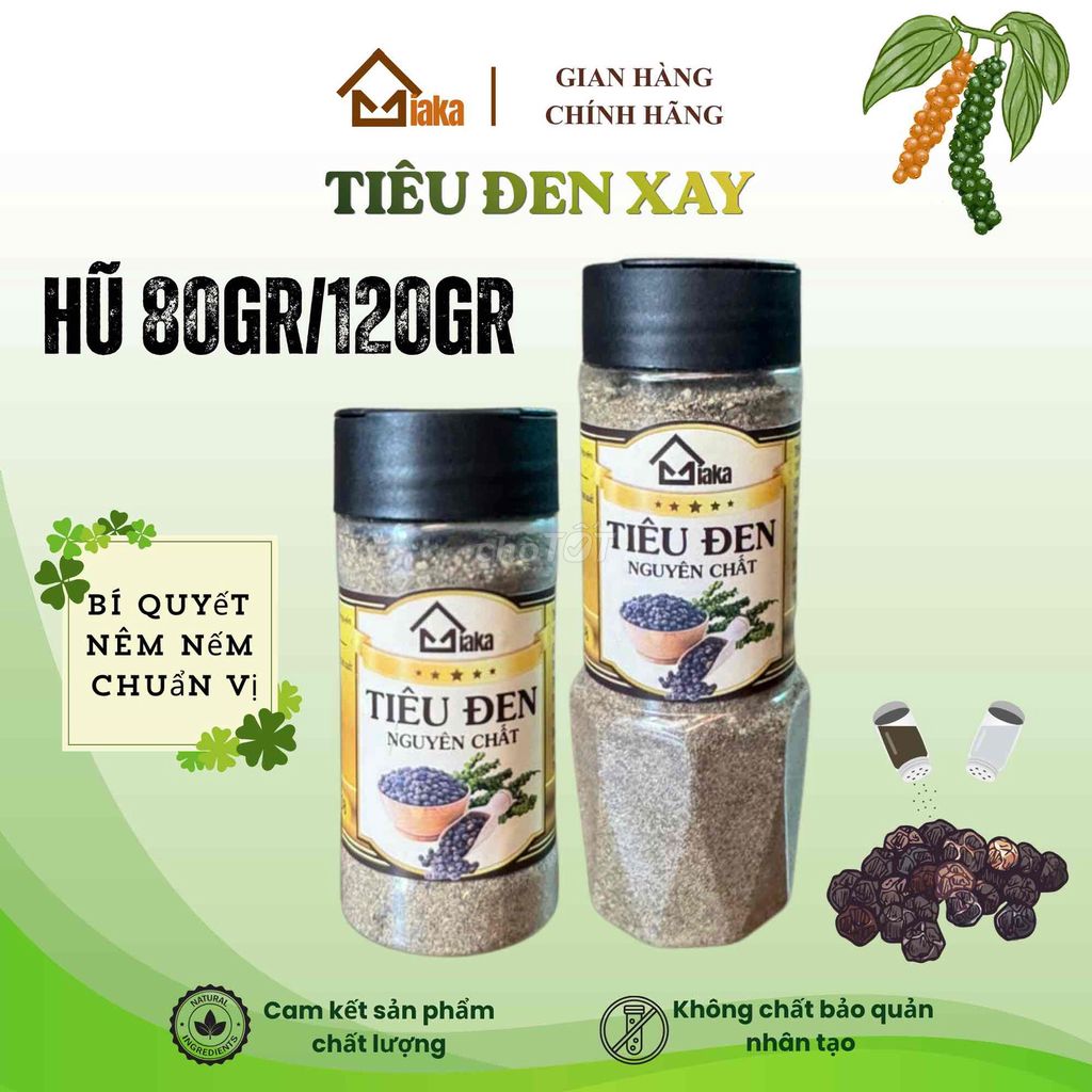 Tiêu đen xay nguyên chất  – gia vị tự nhiên chuẩn. Mua bán Đồ ăn, thực phẩm và các loại khác tại Quận 12 Tp Hồ Chí Minh được đăng bởi Đinh Nam hình 1