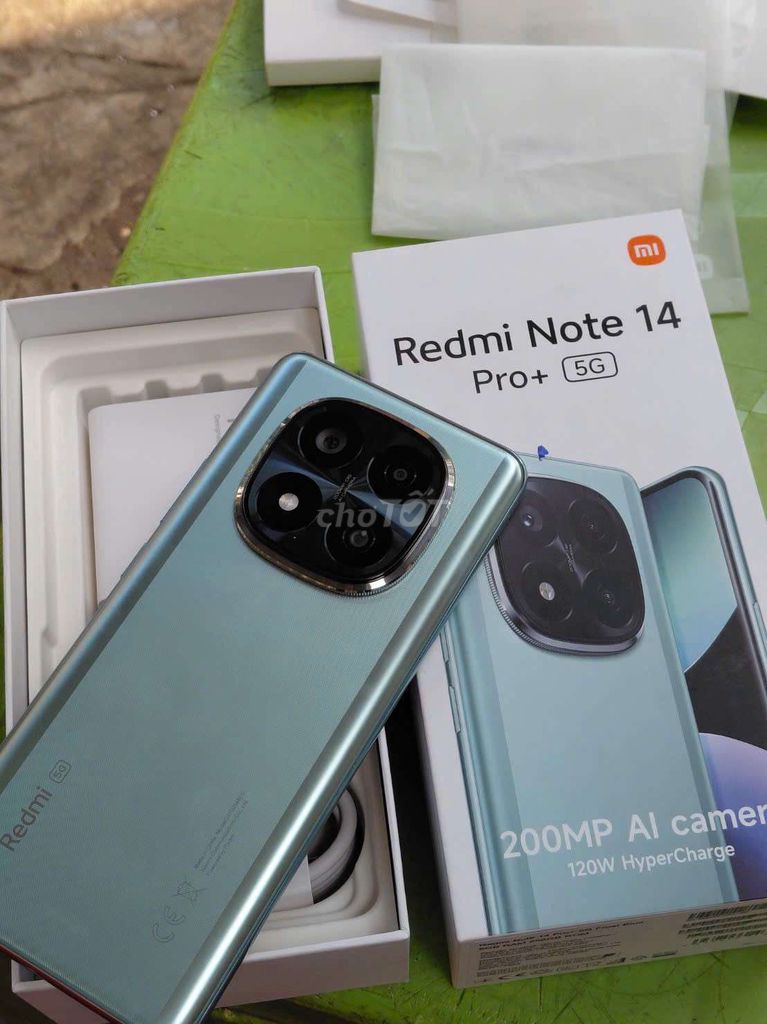 Xiaomi Redmi Note 14 Pro+ 5G 256GB Xanh Mới. Mua bán Điện thoại tại Quận 10 Tp Hồ Chí Minh được đăng bởi BĐS TMT hình 1