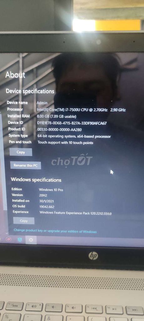 HP PAVILION i7 7500U 16GB/240GB. Mua bán Laptop tại Huyện Bình Chánh Tp Hồ Chí Minh được đăng bởi thuanicari hình 1
