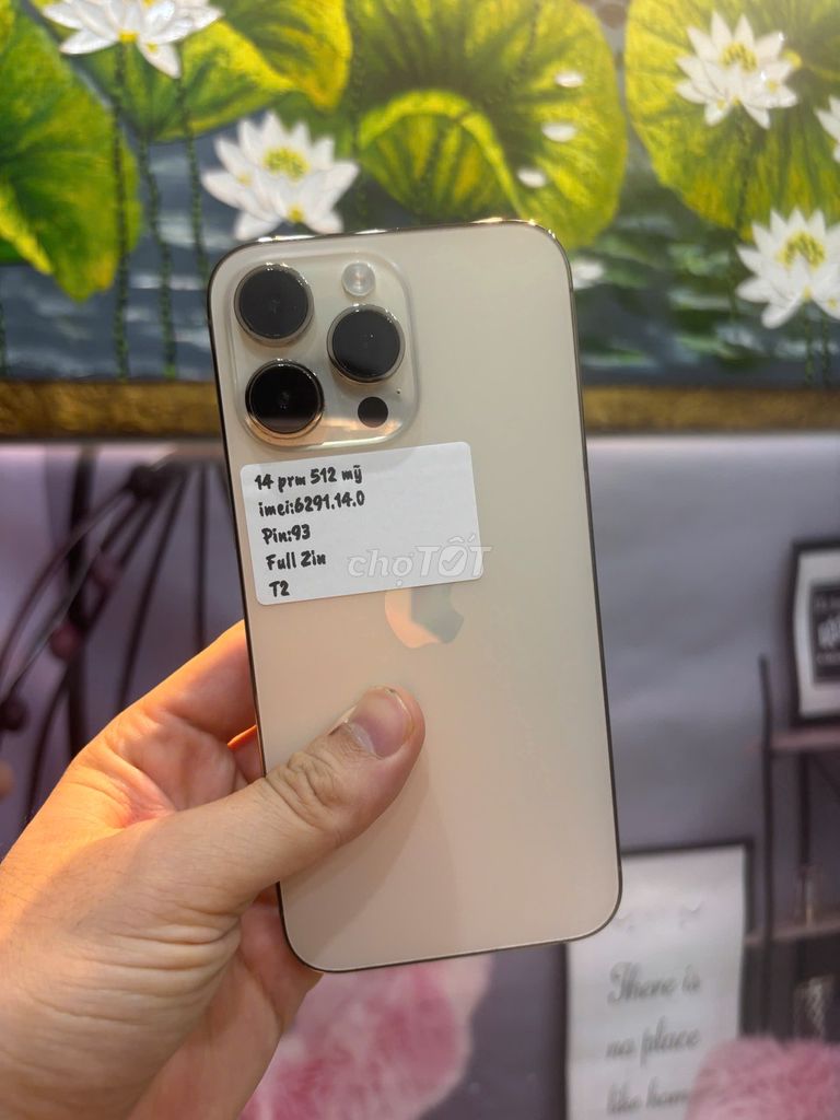 iPhone 14 Pro Max 512GB Vàng Quốc tế Full Zin. Mua bán Điện thoại tại Quận Bắc Từ Liêm Hà Nội được đăng bởi Cửa hàng Bính Táo hình 1