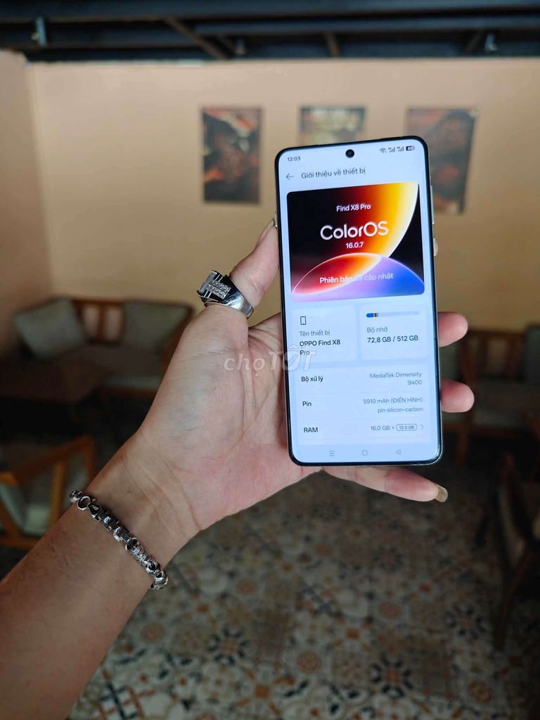 Oppo Find X8 Pro Nội Địa 16GB/512GB bán hoặc gl. Mua bán Điện thoại tại Thành phố Thuận An Bình Dương được đăng bởi Đạt Bình Dương hình 1