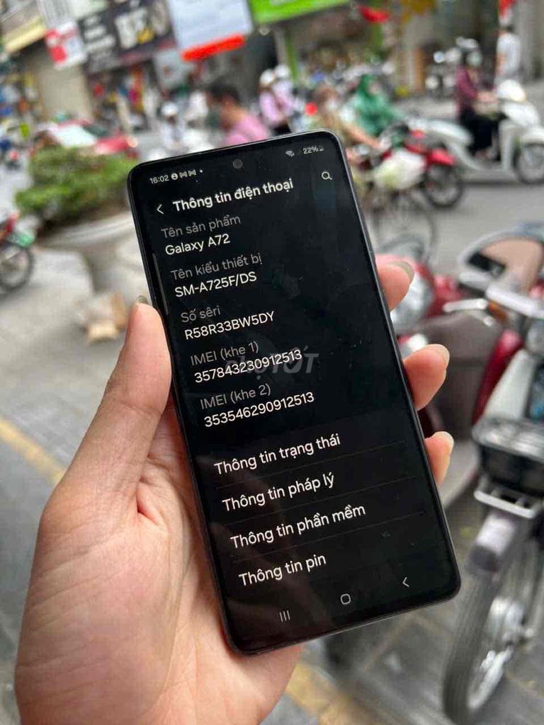 Samsung Galaxy A72 256GB Đen. Mua bán Điện thoại tại Quận Hai Bà Trưng Hà Nội được đăng bởi Vũ Hải Nam hình 1