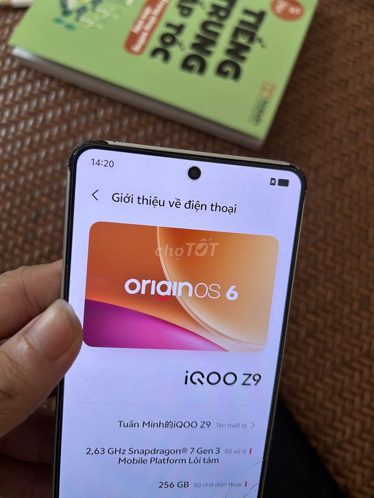 iQOO Z9 8GB/256GB Mới 80%. Mua bán Điện thoại tại Huyện Thái Thụy Thái Bình được đăng bởi Minh Tuấn hình 1