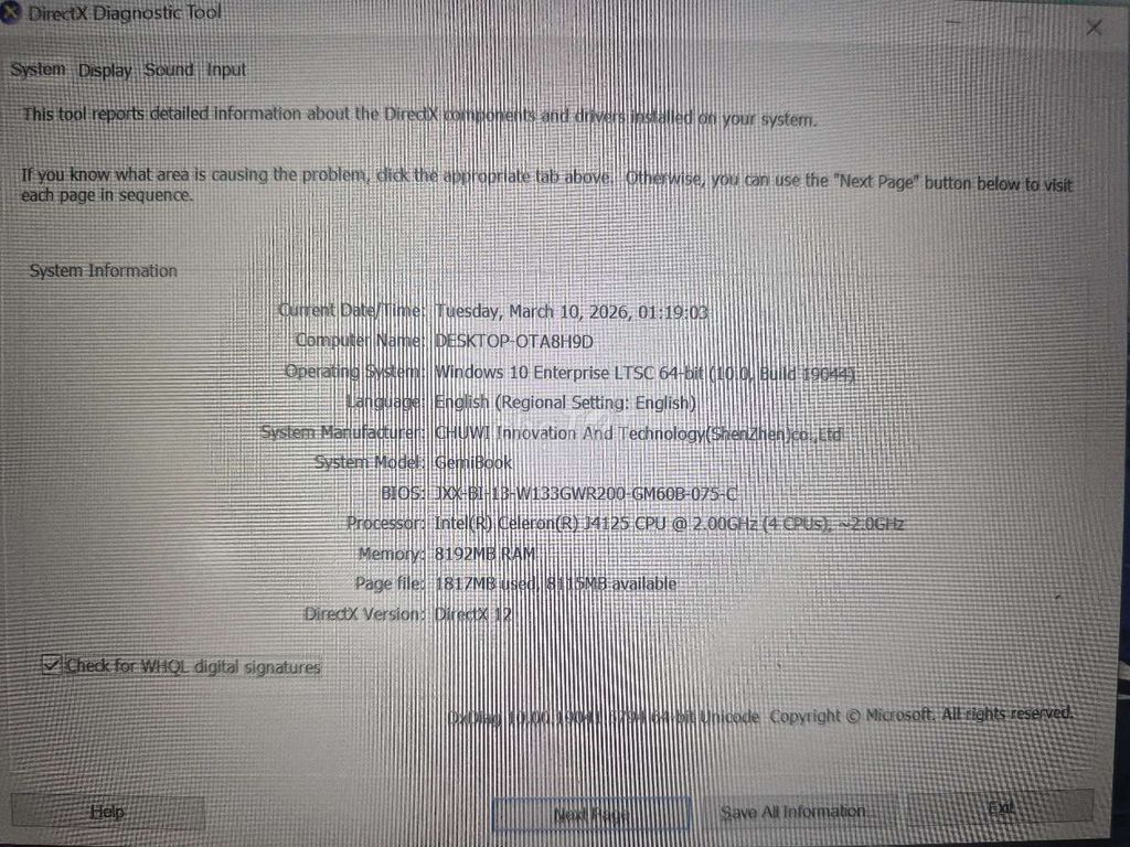 Chuwi Gemibook Celeron J4125 8GB. Mua bán Laptop tại Thành phố Thủ Dầu Một Bình Dương được đăng bởi Sora hình 1
