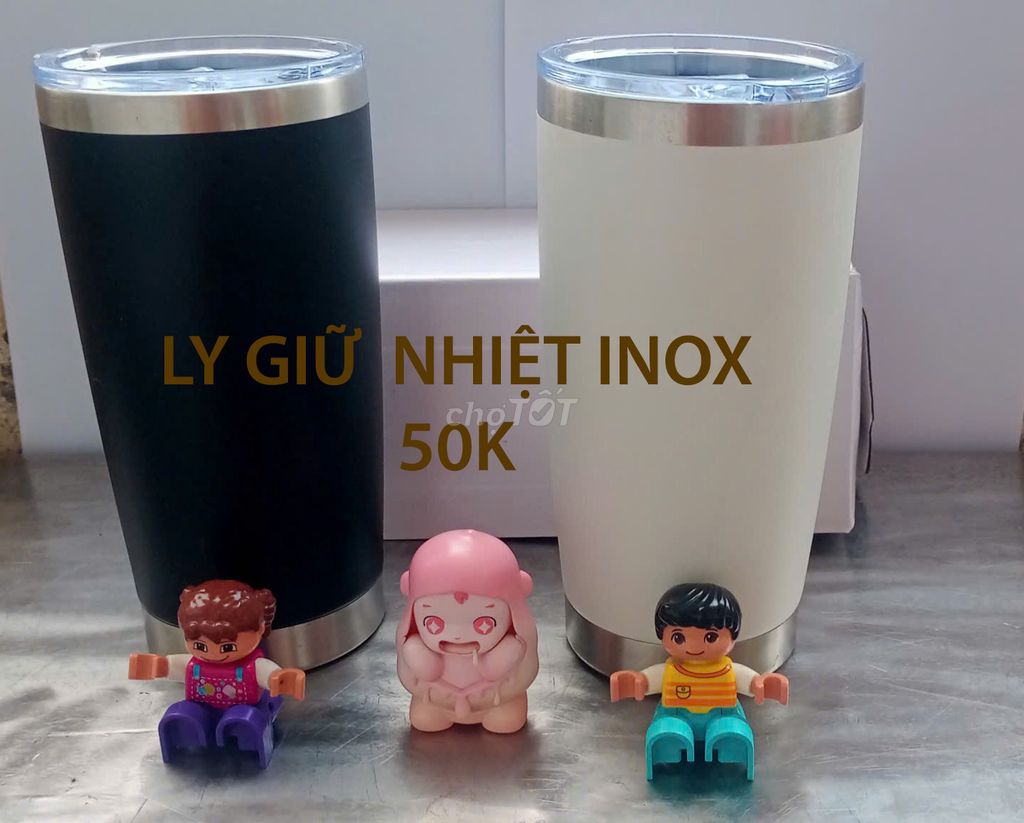 Ly giữ nhiệt Inox Trắng Mới. Mua bán Dụng cụ nhà bếp tại Quận 6 Tp Hồ Chí Minh được đăng bởi Hiếu Nguyễn hình 1