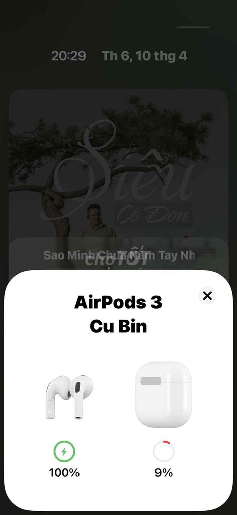 Tai nghe Apple AirPods 3 Trắng Đã sử dụng. Mua bán Tivi, Âm thanh tại Thành phố Vũng Tàu Bà Rịa - Vũng Tàu được đăng bởi Thu Mua SamSoNite hình 1