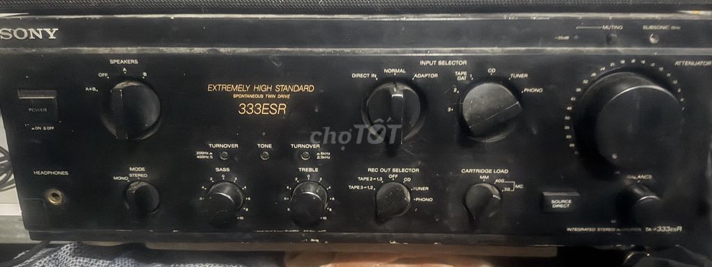 Amply Sony 333ESR Đen Kim loại. Mua bán Tivi, Âm thanh tại Quận Hà Đông Hà Nội được đăng bởi Nguyễn Hiếu hình 1
