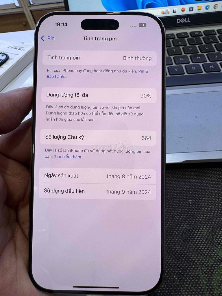 iPhone 16 Pro 128GB Vàng. Mua bán Điện thoại tại Quận 6 Tp Hồ Chí Minh được đăng bởi QUỐC THIÊN BÁN GÓP 0 ĐỒNG  hình 1