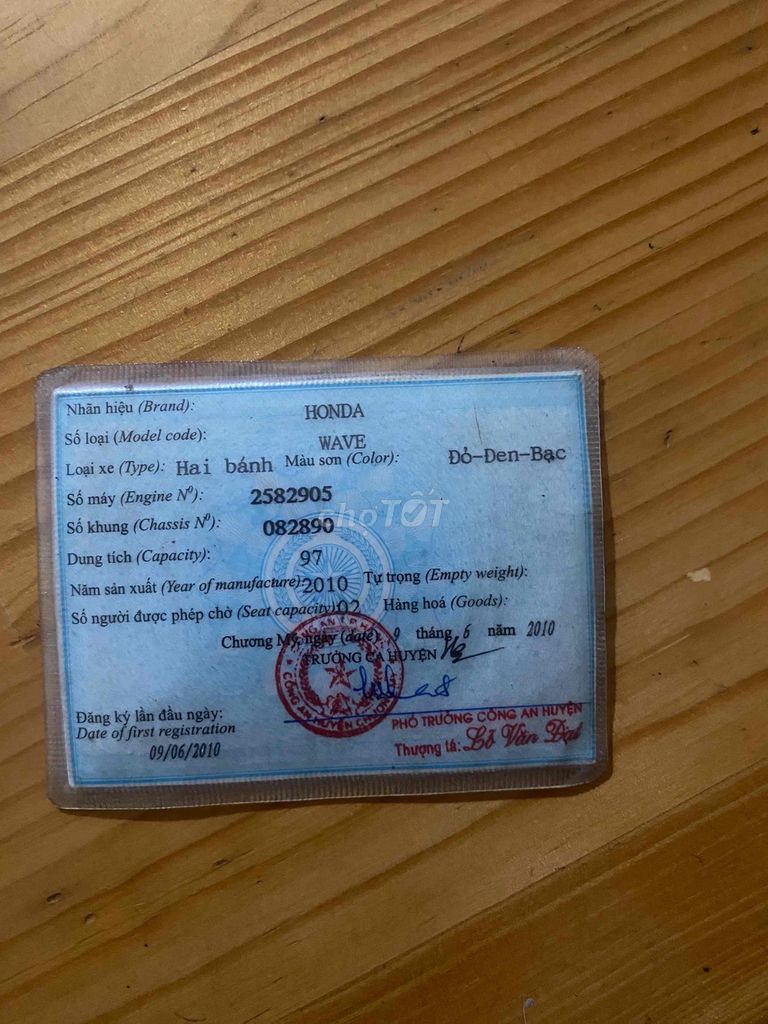 Bán Wave anpha 100cc 2010 máy êm bốc biển hà nội. Mua bán Xe máy tại Quận Tây Hồ Hà Nội được đăng bởi BOSS hình 4