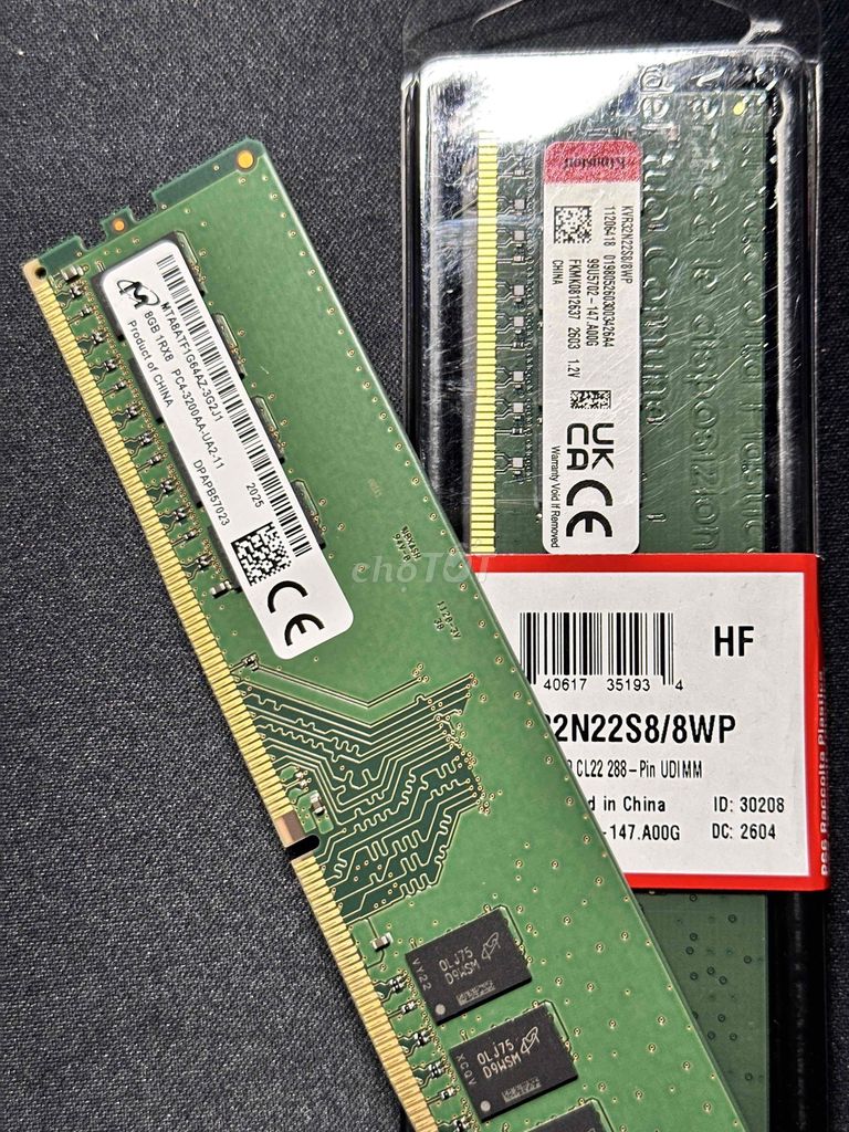 RAM Kingston 8GB DDR4 Mới. Mua bán Linh kiện (RAM, Card...) tại Quận Ba Đình Hà Nội được đăng bởi Hoàng Đức hình 1