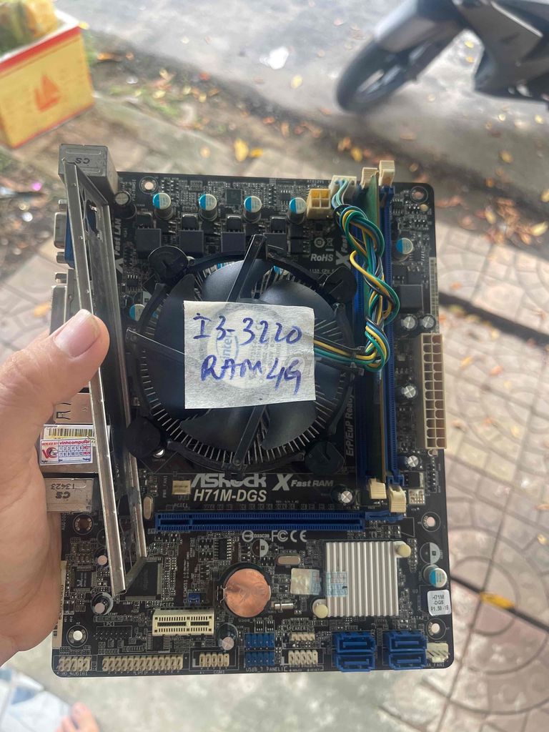 Combo H71M-DGS i3-3220 4GB. Mua bán Linh kiện (RAM, Card...) tại Quận Cái Răng Cần Thơ được đăng bởi Bán lẻ hình 1