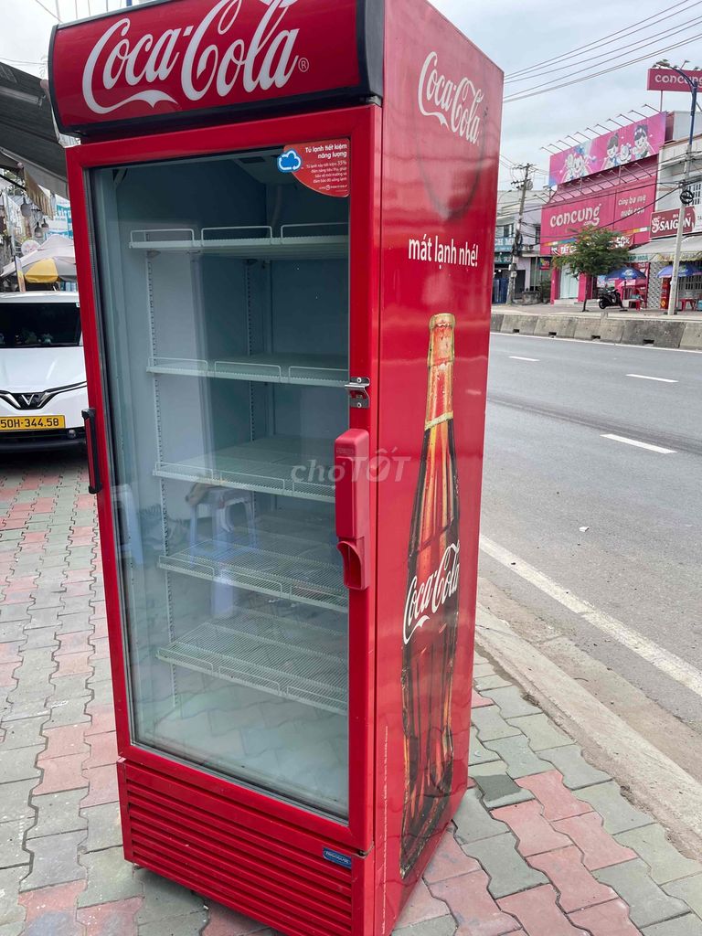 tủ mát coca 650 lít. giao hàng miễn phí